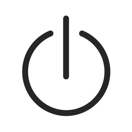 User, interface, off, ui, button, turn off, shut down icon